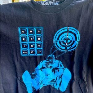 Black and Blue Graphic T-Shirt